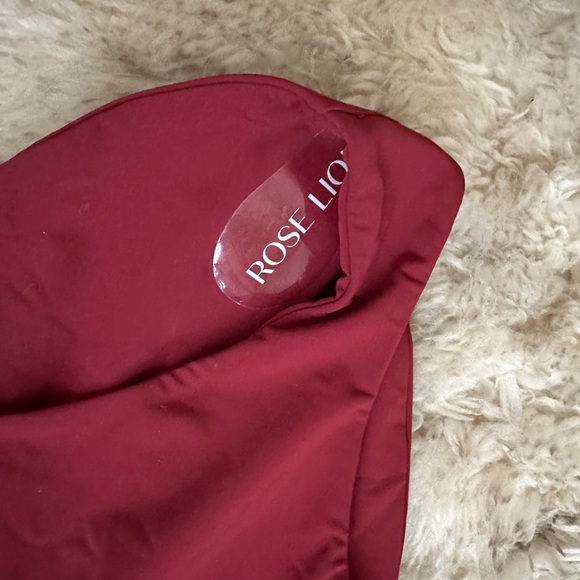 NWT Rose Lion Rich Red One Piece - Picture 4 of 4